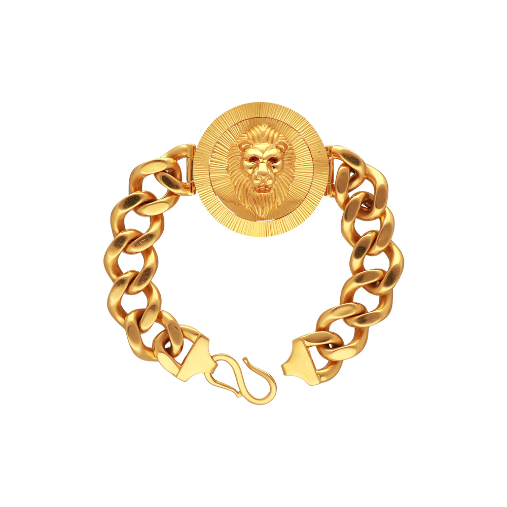 Lion Bracelet 2.4 Grams - Personalised Kids Gold Jewellery - Doodles by  Purvi-vachngandaiphat.com.vn