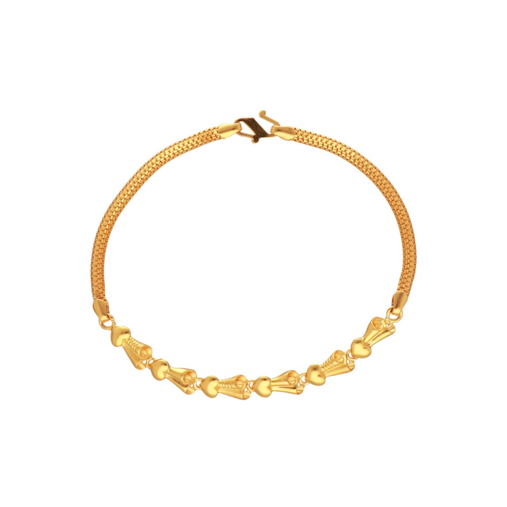 22kt best gold bracelet to gift your girlfriend 226vg3567 226vg3567