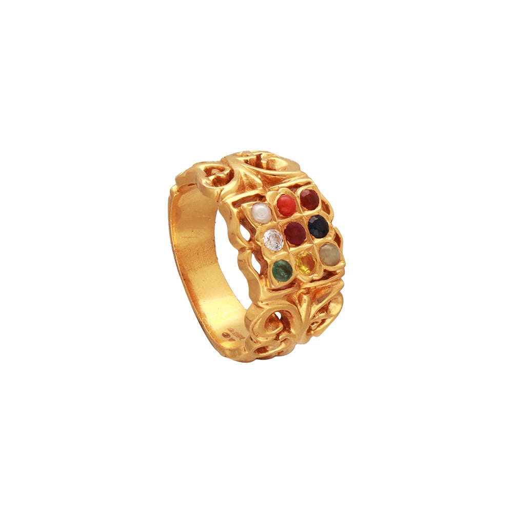 Latest Gold Zamindari Finger Rings For Gents// jamindari Rings - YouTube