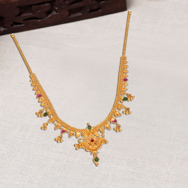 Buy quality 22k gold fancy Necklace set in Ahmedabad