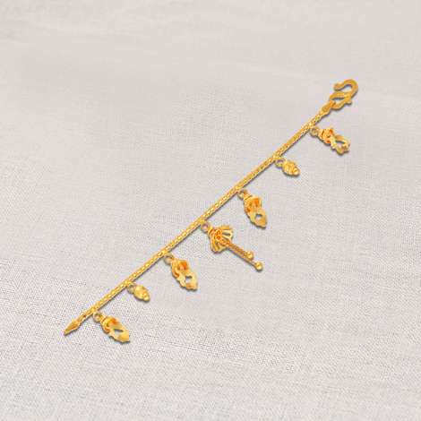 1pc Natural Golden Color Silk Jade Bracelet Couple Style Pumpkin Beads  Bamboo Joint Hanging Gourd Yellow Jade Bracelet | SHEIN USA