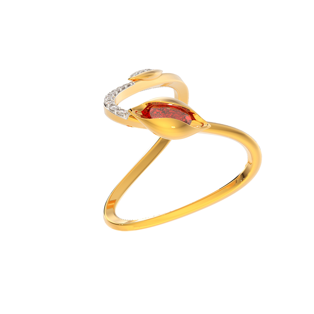 Shop Glowy Diamond Vanki Ring Online | CaratLane US