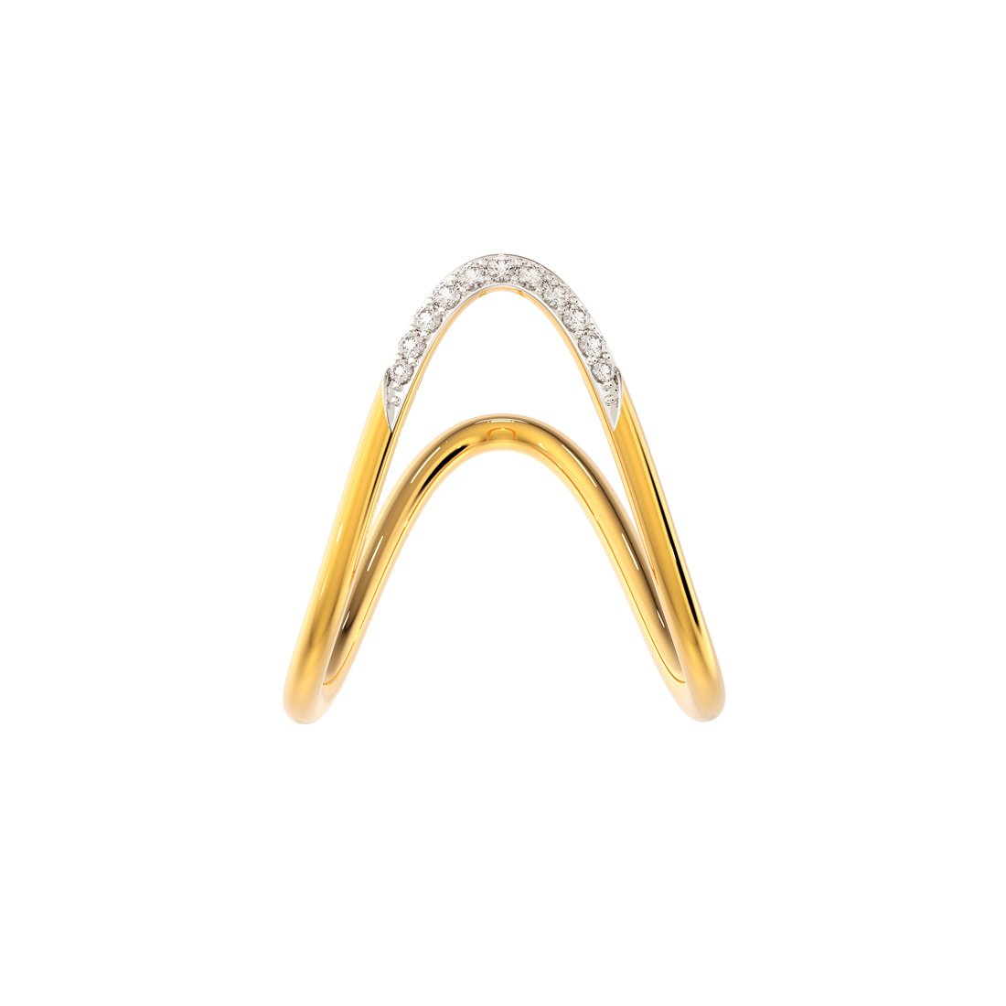 Buy Big Size One Gram Gold Plated Plain Finger Ring Design for Daily Use