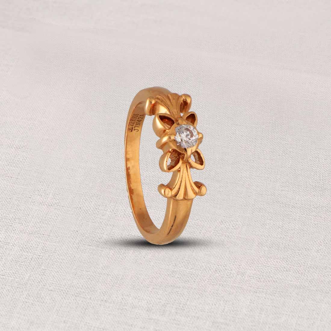 Single Stone Gold Ring Designs 2024 | thoughtperfect.com