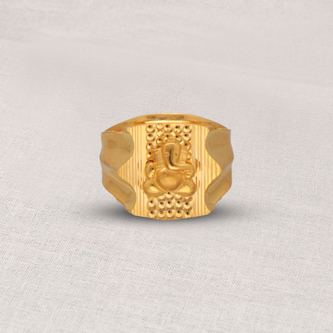 Self Crafted Men Gold Ring