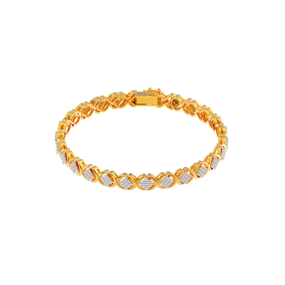 14kt White Gold Emerald And Diamond Bracelet | Grand Jewelers