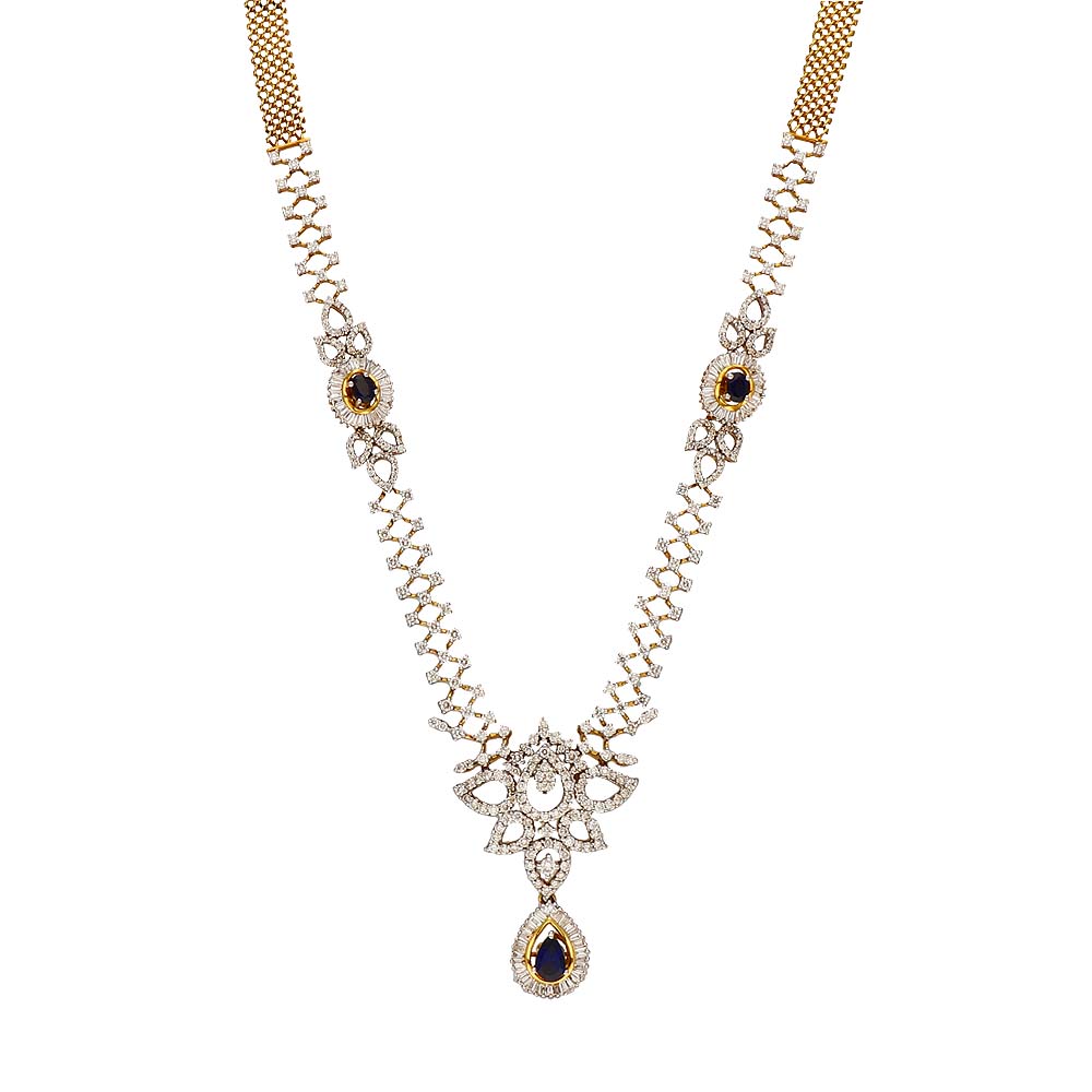 Vaibhav Jewellers 18K Diamond Fancy Necklace 159G182_3