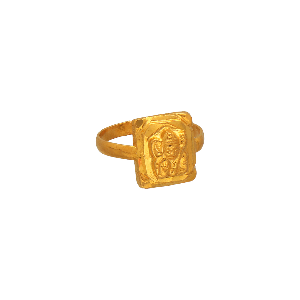 Missmister Brass Gold plated Saravana Kartikeya Lord Murugan fingerrin