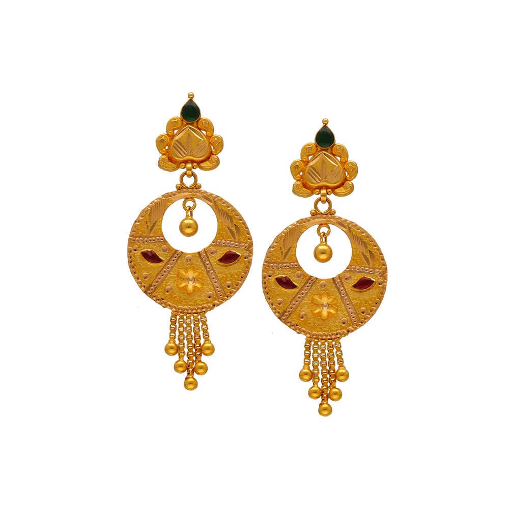 Buy PC Jeweller 18k Gold & Diamond The Canola Earrings for Women Online At  Best Price @ Tata CLiQ