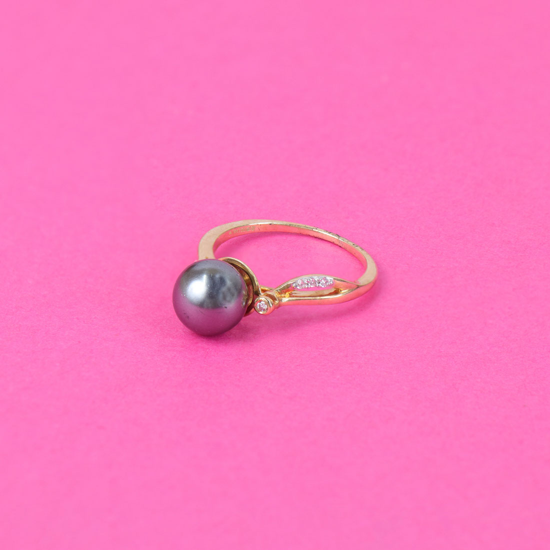 Always Collection 10.0-11.0 mm Tahitian Pearl and Diamond Ring – Pearl  Paradise