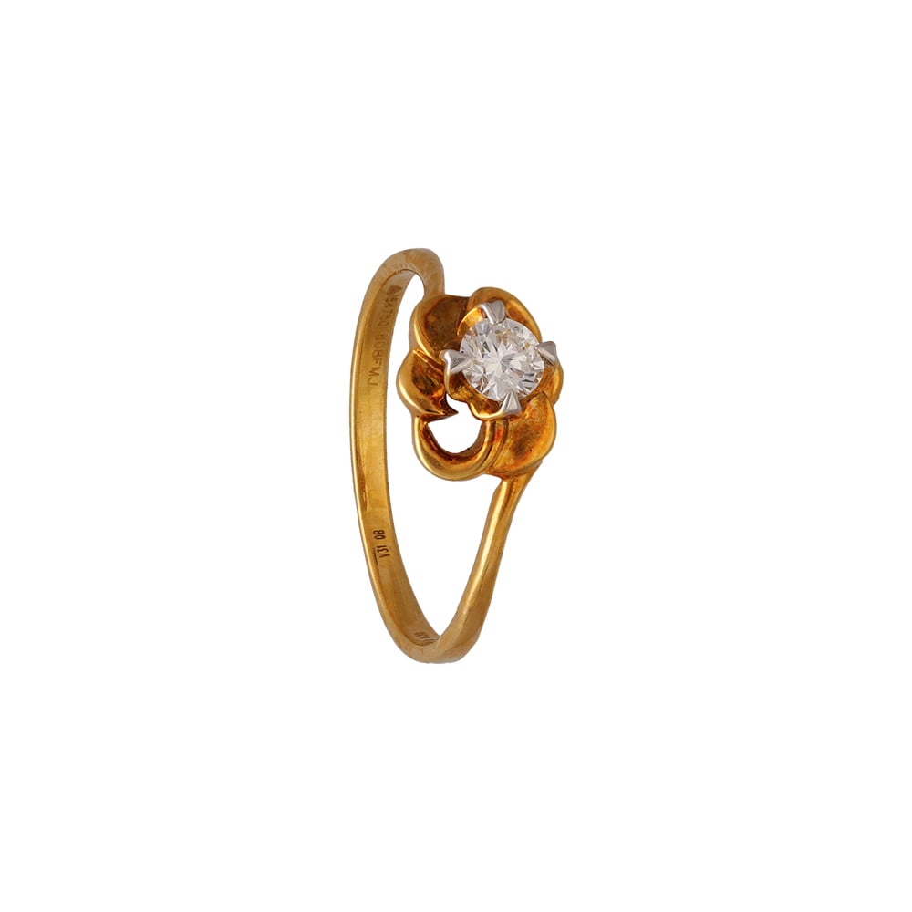 Heart Shape Engagement Ring Design In 2ct Diamond with Gold
