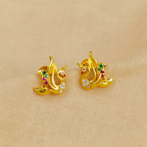 Sale Swarovski Iconic Swan Earrings 5529969 For Swarovski Gold Earrings