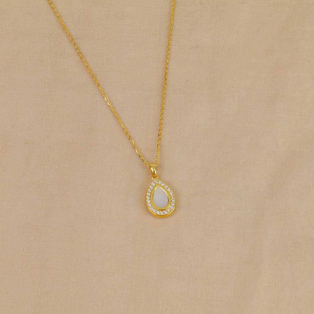 Teardrop Solid 10k Gold Urn Necklace - Perfect Memorials