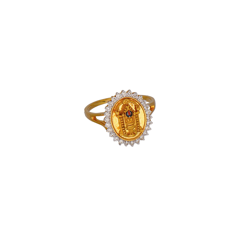 Brass Lord Tirupati Ring | Exotic India Art