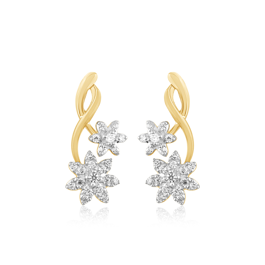 Love Duet Diamond Earrings_1