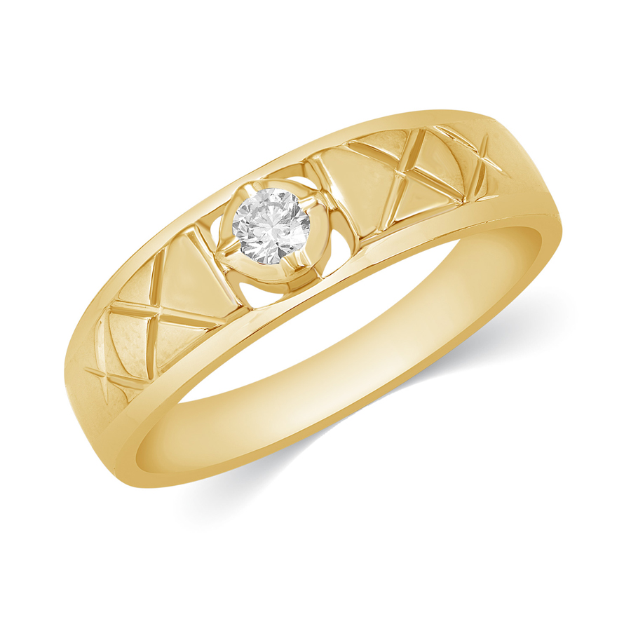 Solo Solitaire Diamond Band Ring