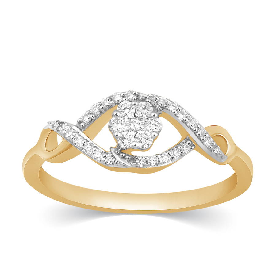 True Romance Oval Cut Halo Diamond Infinity Engagement Ring RM1390V-E8 -  Naser Diamonds