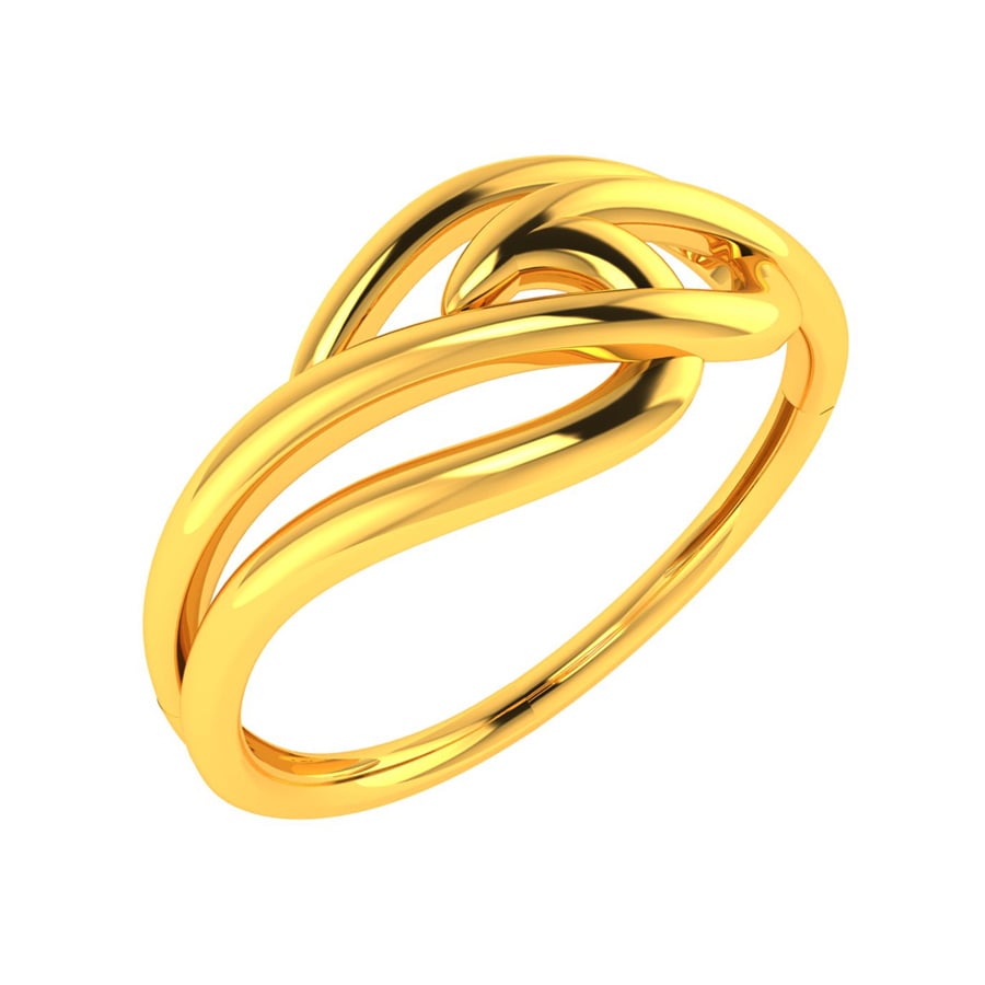 22K Smooth & Silky Gold Ring