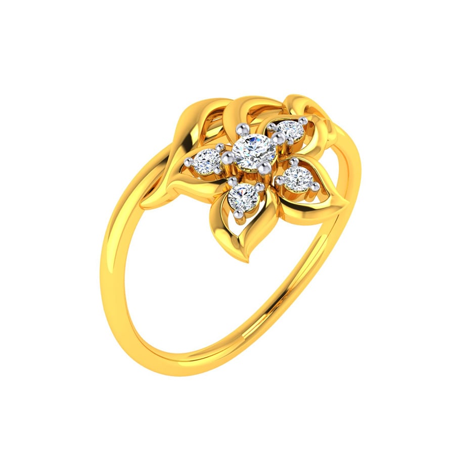 Floral Bliss Diamond Ring