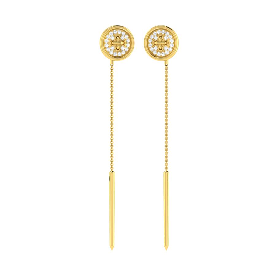 ANITA KO 18-karat gold diamond single earring | NET-A-PORTER