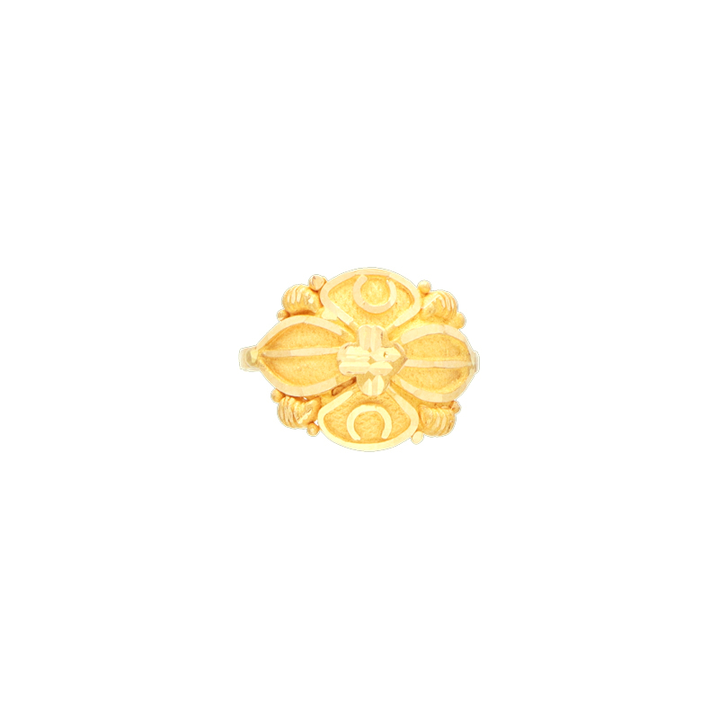 22K Plain Baby Gold Ring 93VN6741_1