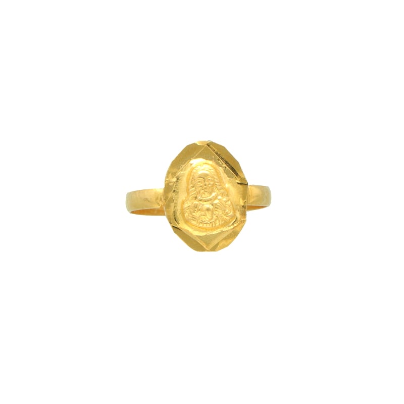 22K Plain Baby Gold Ring 93VN8599