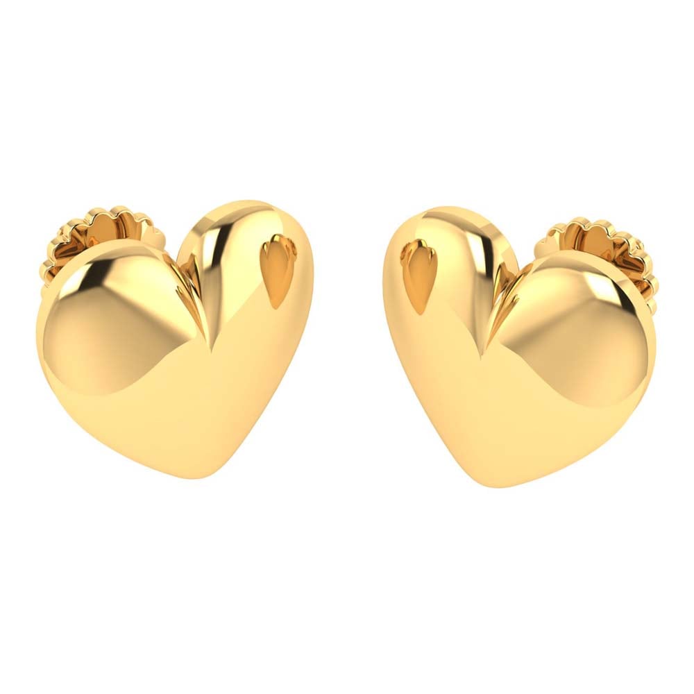14K Solid Yellow Gold Diamond Teardrop Stud Earrings – Sterling Forever