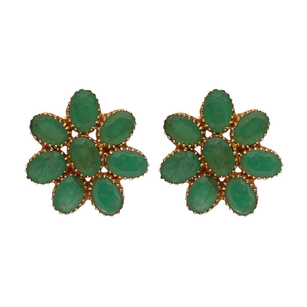 Emerald Earrings 7.23 Ct.Tw. Platinum 950 | The Natural Emerald Company