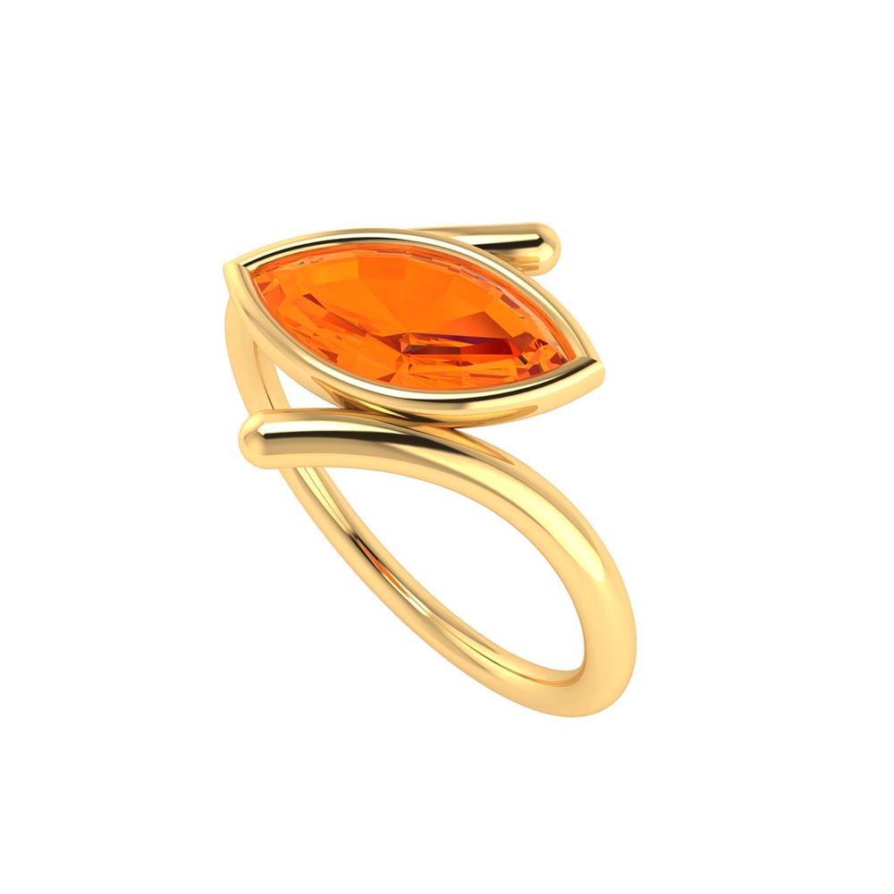 Vaibhav Jewellers 14k Gold Ladies Ring 483DA221_5