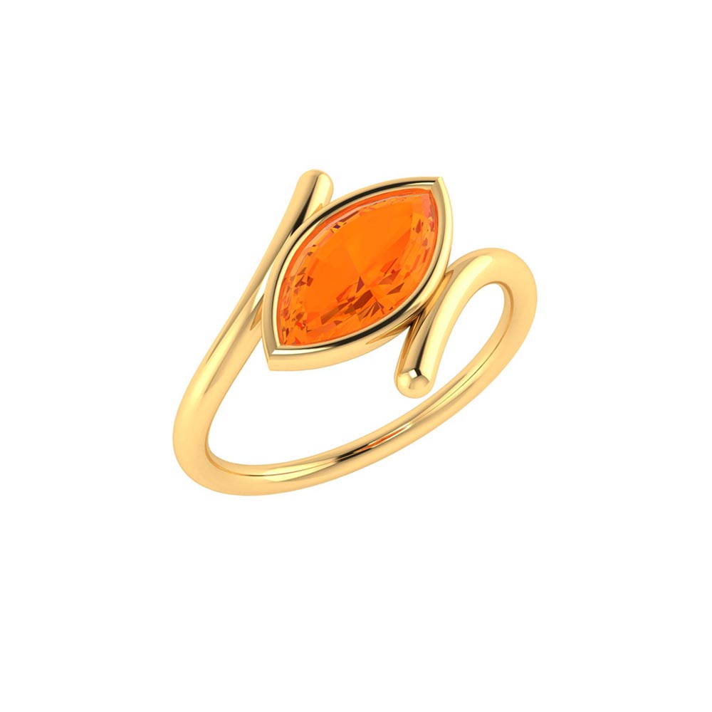 Vaibhav Jewellers 14k Gold Ladies Ring 483DA221_1
