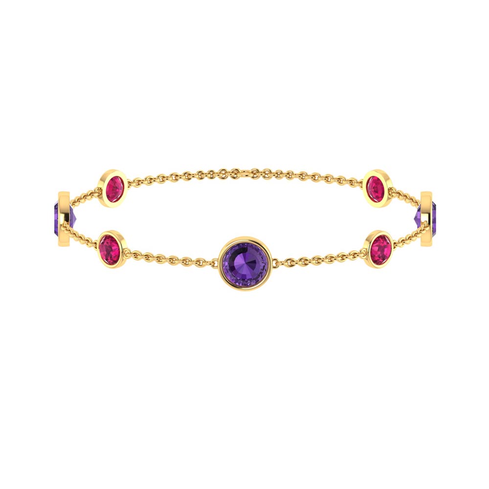 Vaibhav Jewellers 14k Fancy Gold Bracelet 486DA78_1