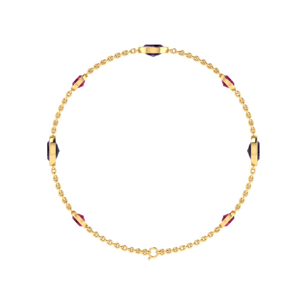Vaibhav Jewellers 14k Fancy Gold Bracelet 486DA78_3