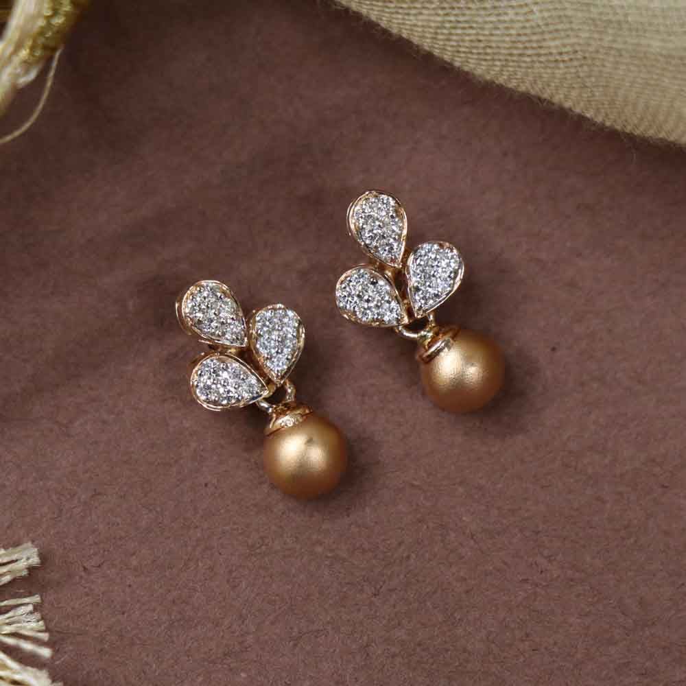 Vaibhav Jewellers 18K Diamond Earrings 155VH3095_2