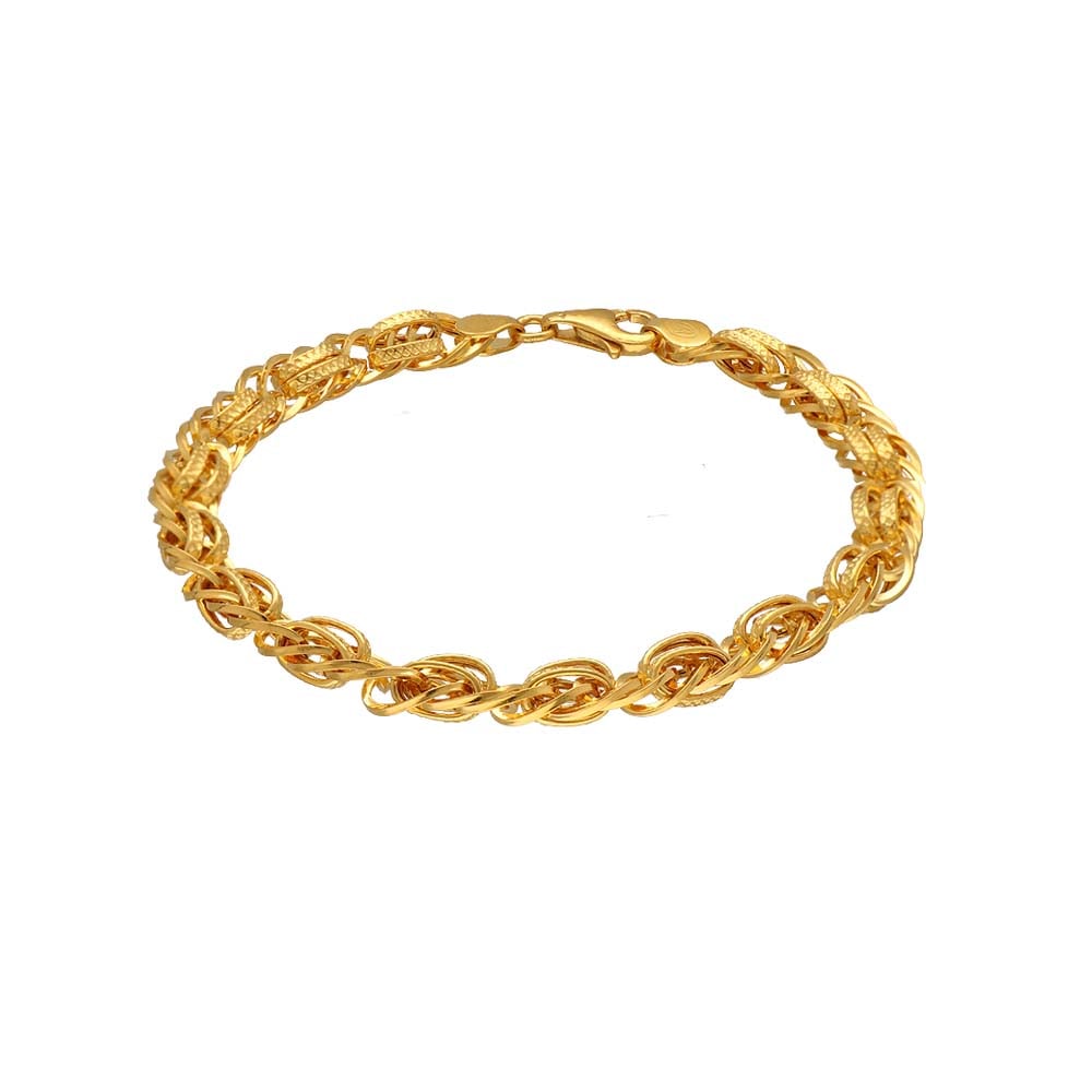 Vaibhav Jewellers 22K Plain Gold Men Bracelet 65VH4894_1