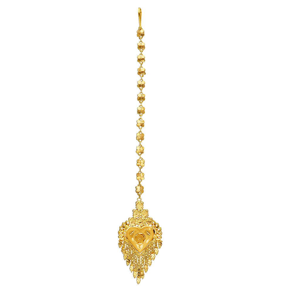 Vaibhav Jewellers 22k Plain Gold Maang Tikka 85VI4330