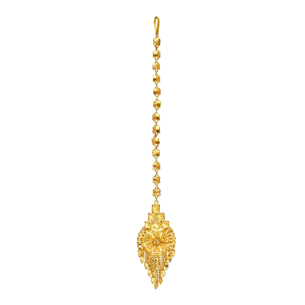 Vaibhav Jewellers 22k Plain Gold Maang Tikka 85VI4332