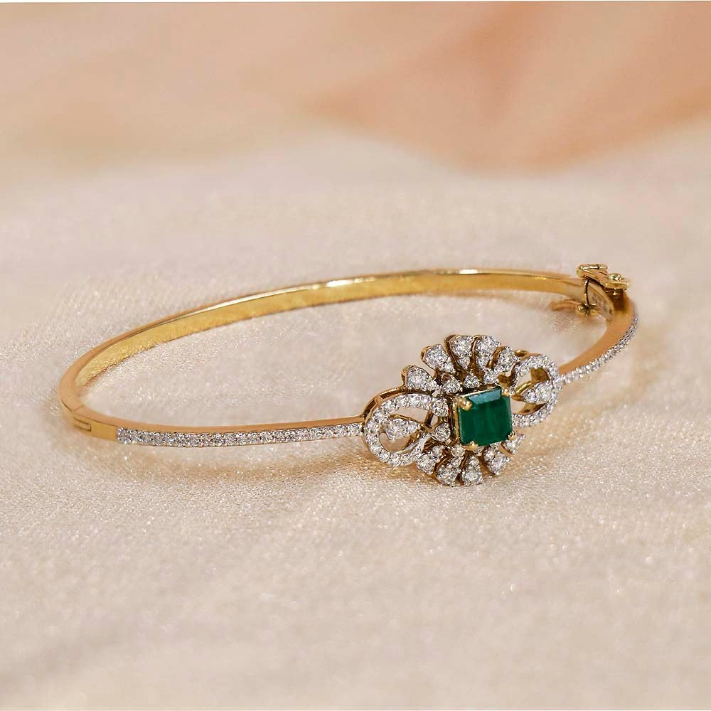 Hand-Crafted 18KT Rose Gold Diamond Bracelet | Pachchigar Jewellers  (Ashokbhai)