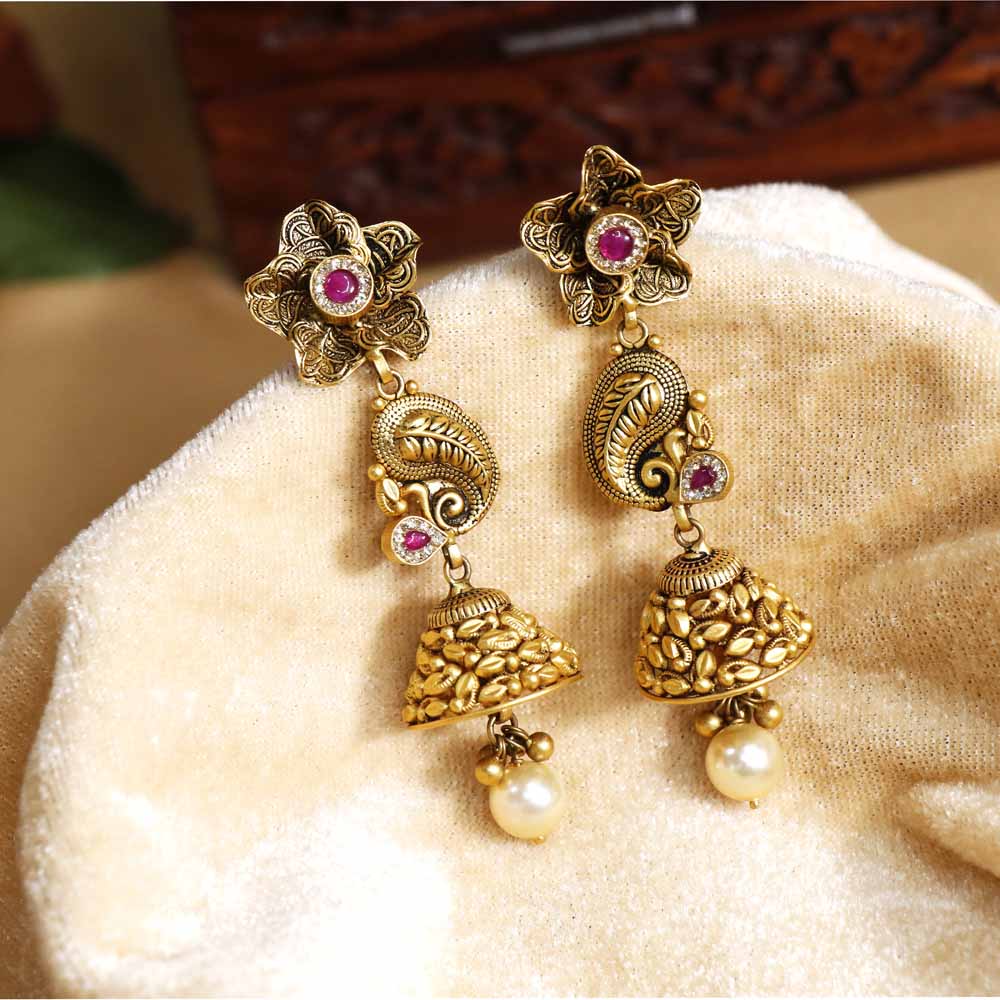 Shop Antique Earrings Online For Women-Kushal's Fashion Jewellery #antique # earrings Shop An… | Antique earrings studs, Antique gold earrings, Gold  fashion necklace